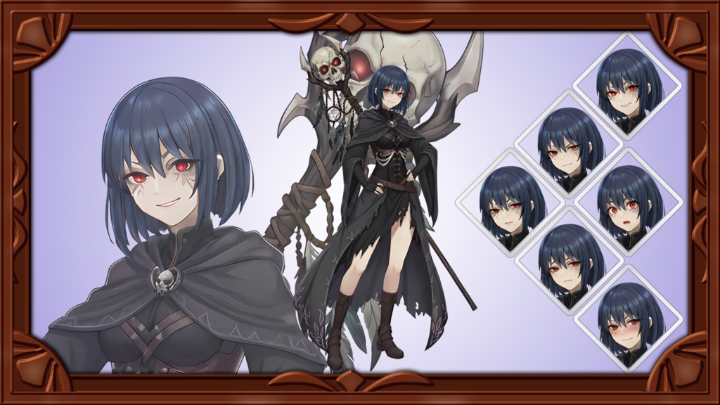 ファンタジーキャラクター素材集 Vol.1 【女性パーティメンバー5名】