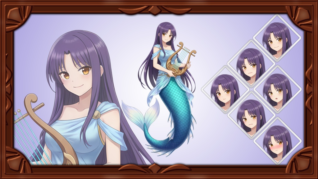 ファンタジーキャラクター素材集 Vol.2 【モン娘パーティメンバー5名】