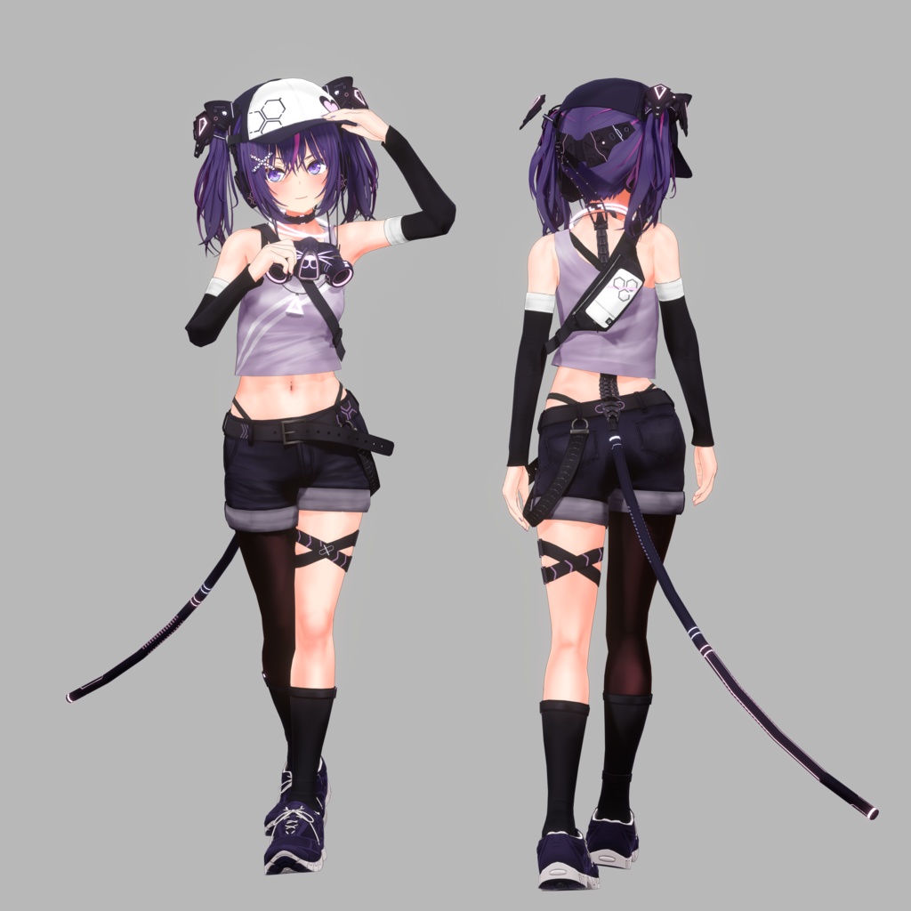 CyberCat2.0【オリジナル3Dモデル】