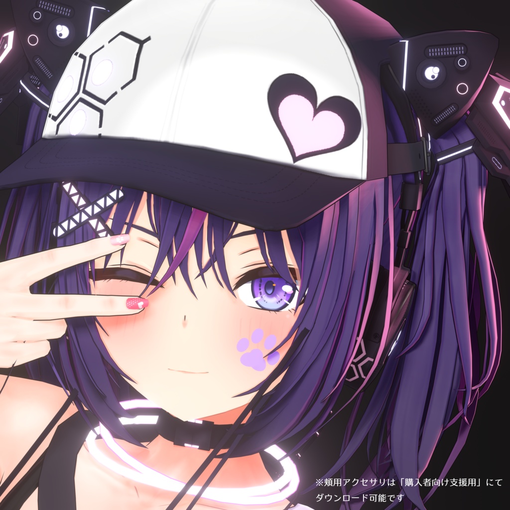 CyberCat2.0【オリジナル3Dモデル】