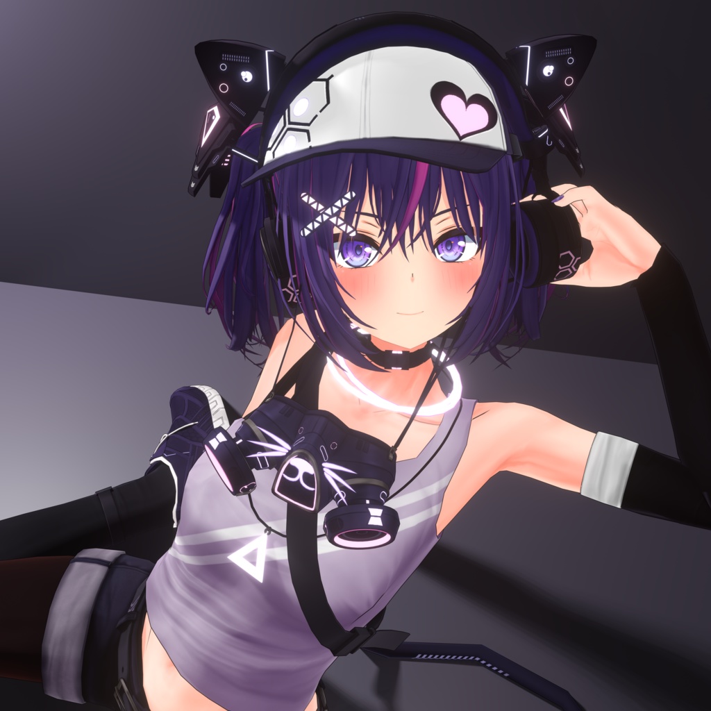 CyberCat2.0【オリジナル3Dモデル】