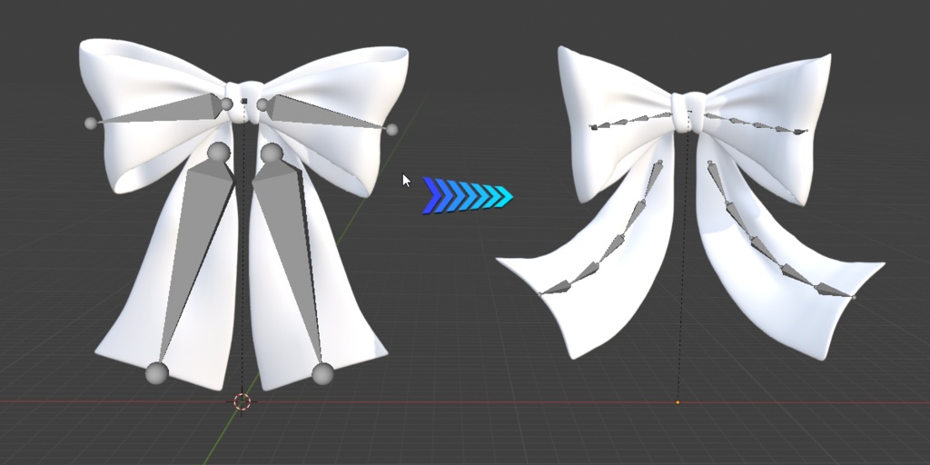 自動でボーンとウェイトを分割するアドオン(Bone & Weight Splitter)
