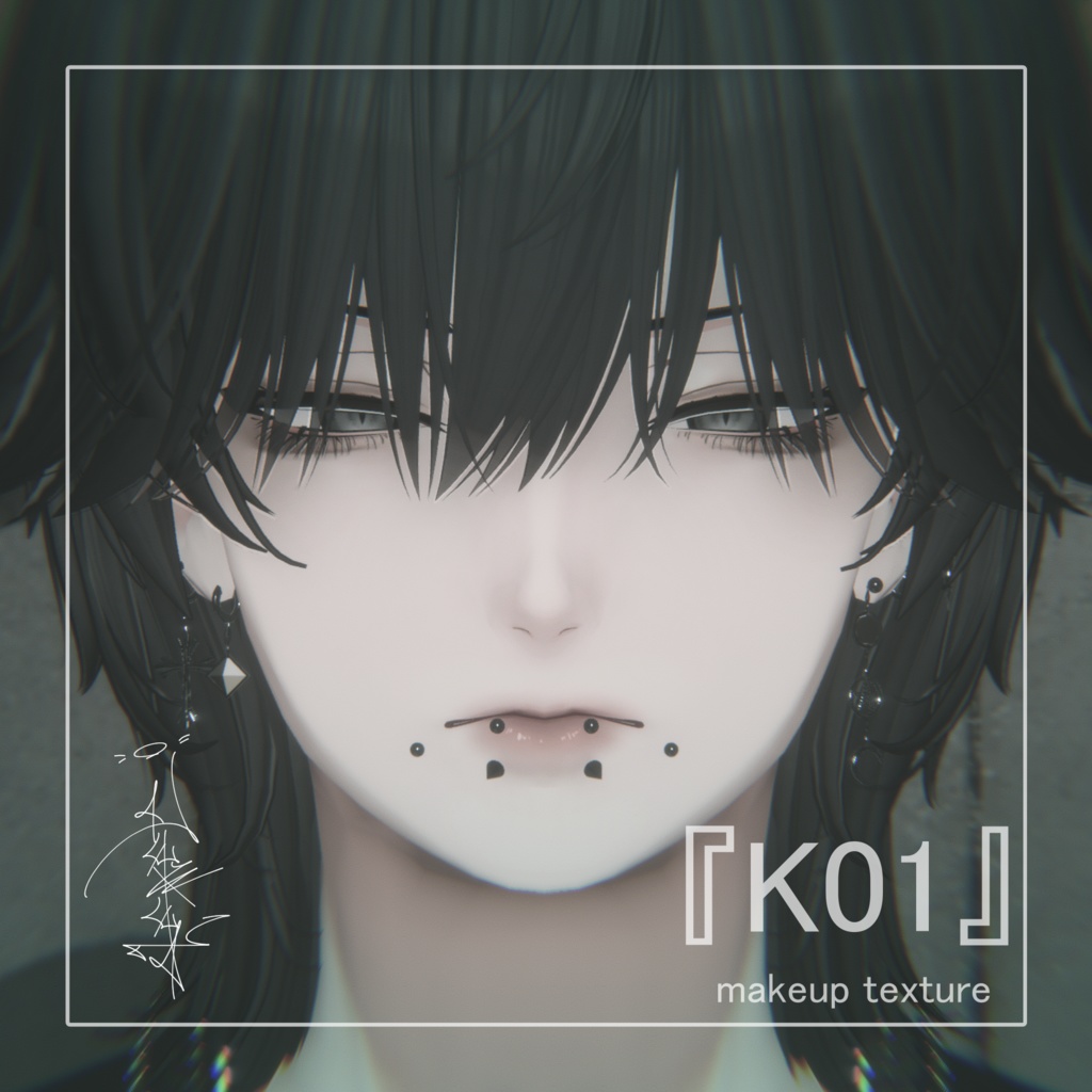 [斑霞-Hanka-]Makeup texture 『K01』 9collar