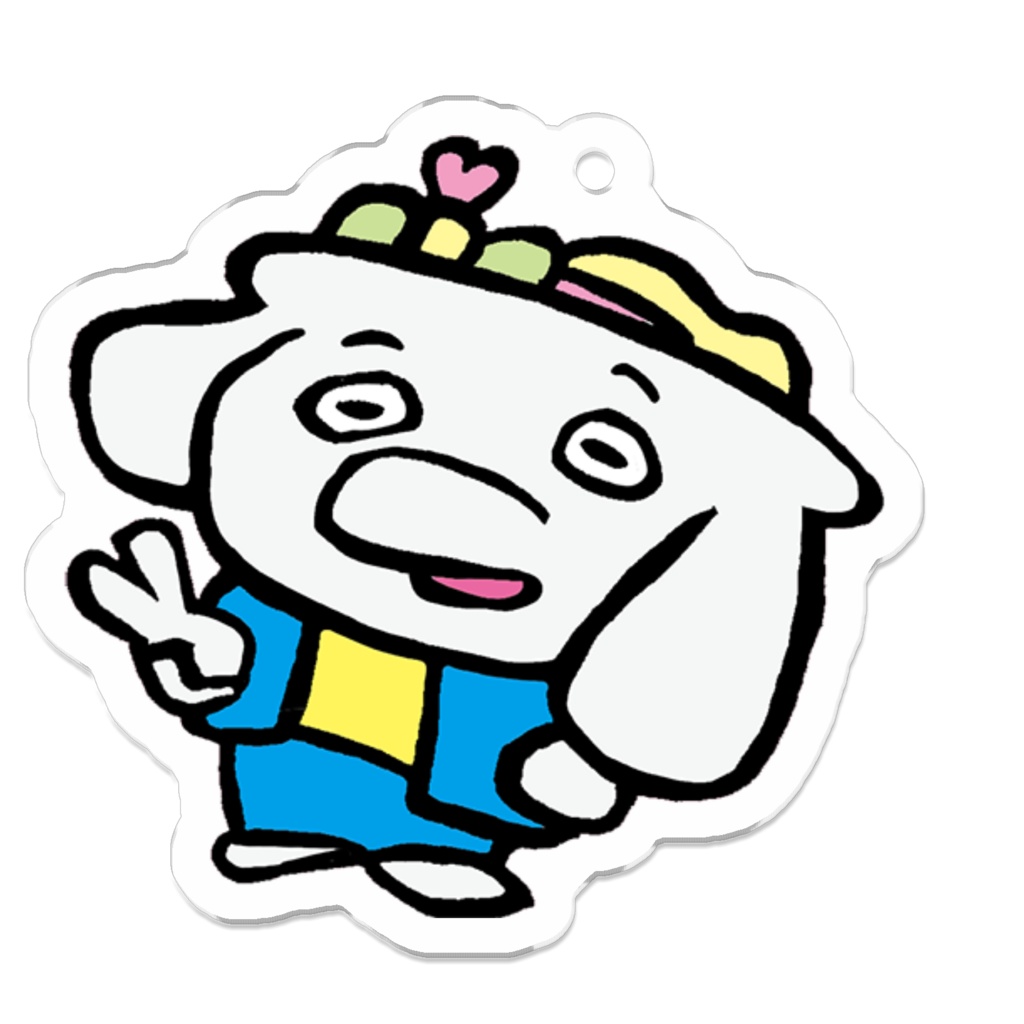 ぞうどんアクリルキーホルダー「勝利」