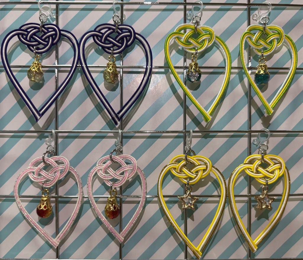 No,38~No,41 ♡長め水引きピアス