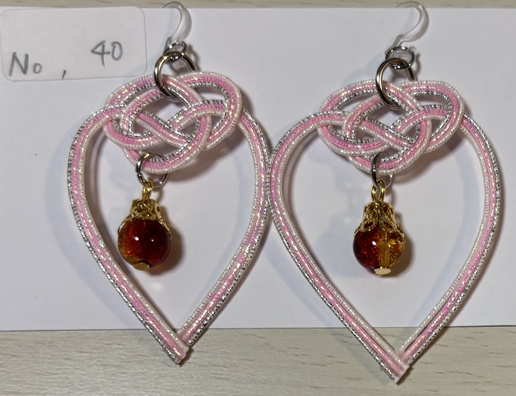 No,38~No,41 ♡長め水引きピアス