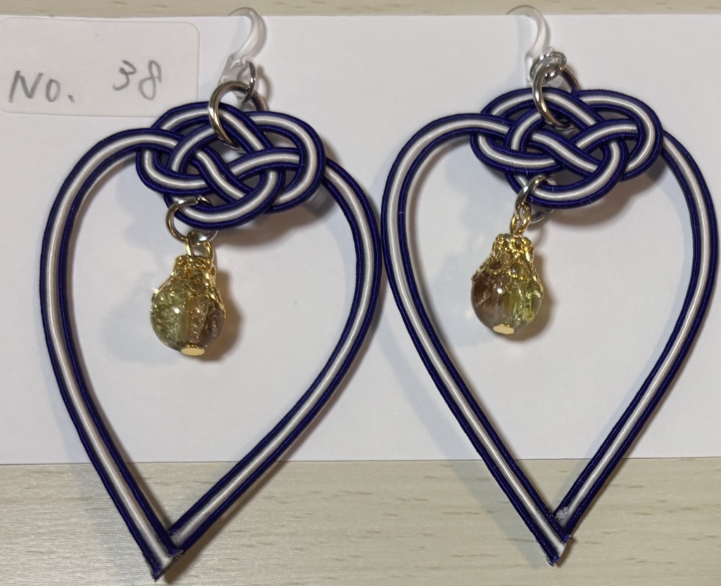 No,38~No,41 ♡長め水引きピアス