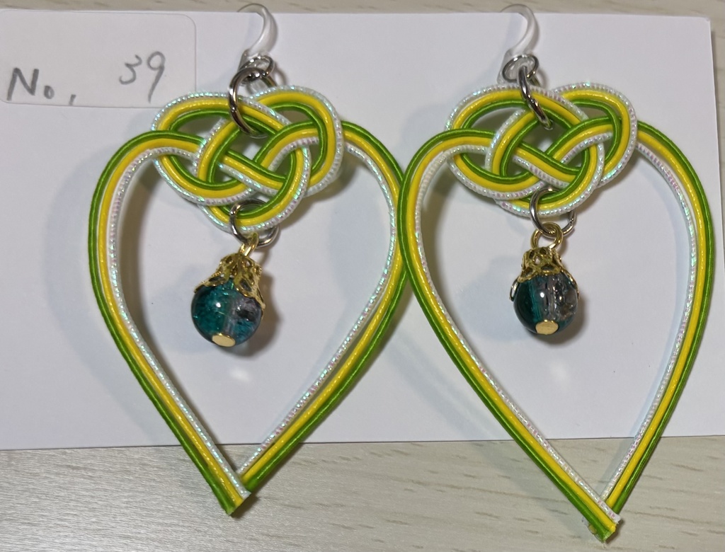 No,38~No,41 ♡長め水引きピアス