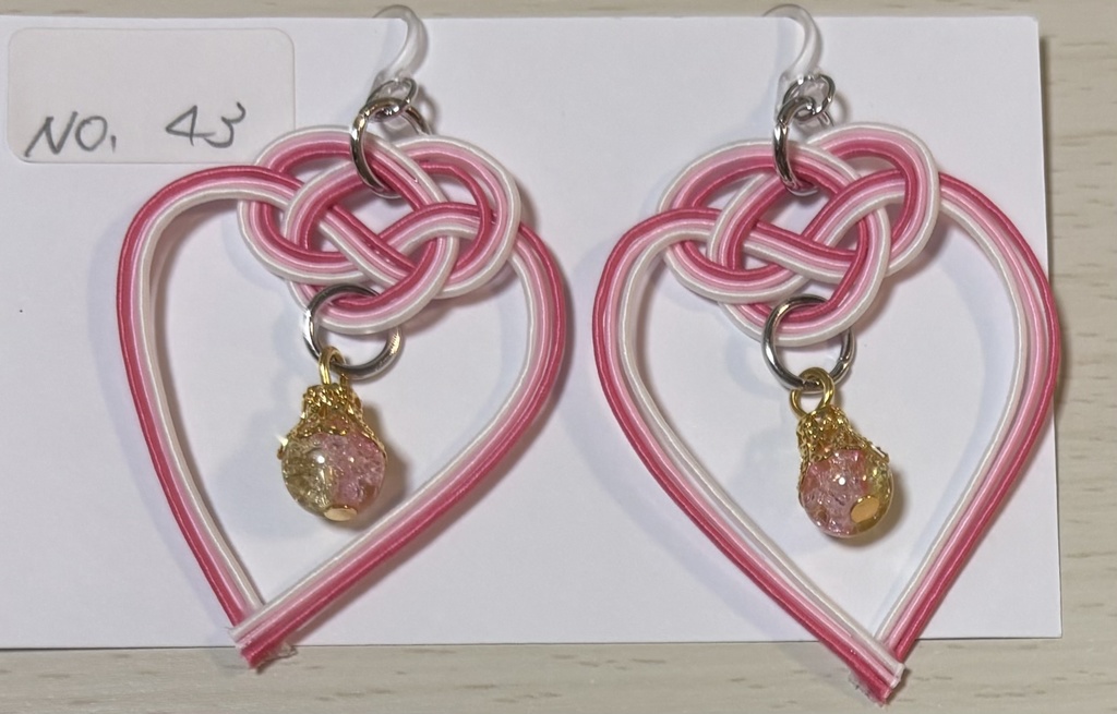 No,42~No,45 ♡長め水引きピアス