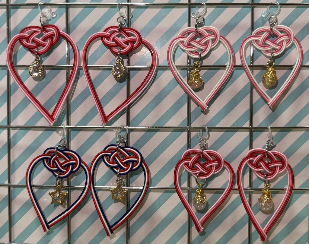 No,42~No,45 ♡長め水引きピアス