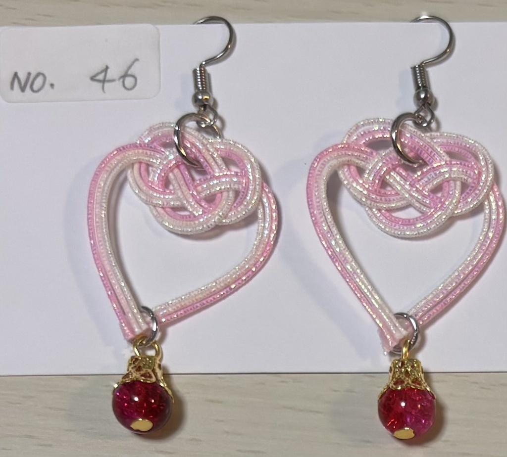 No,46~No,48 水引き♡短めピアス