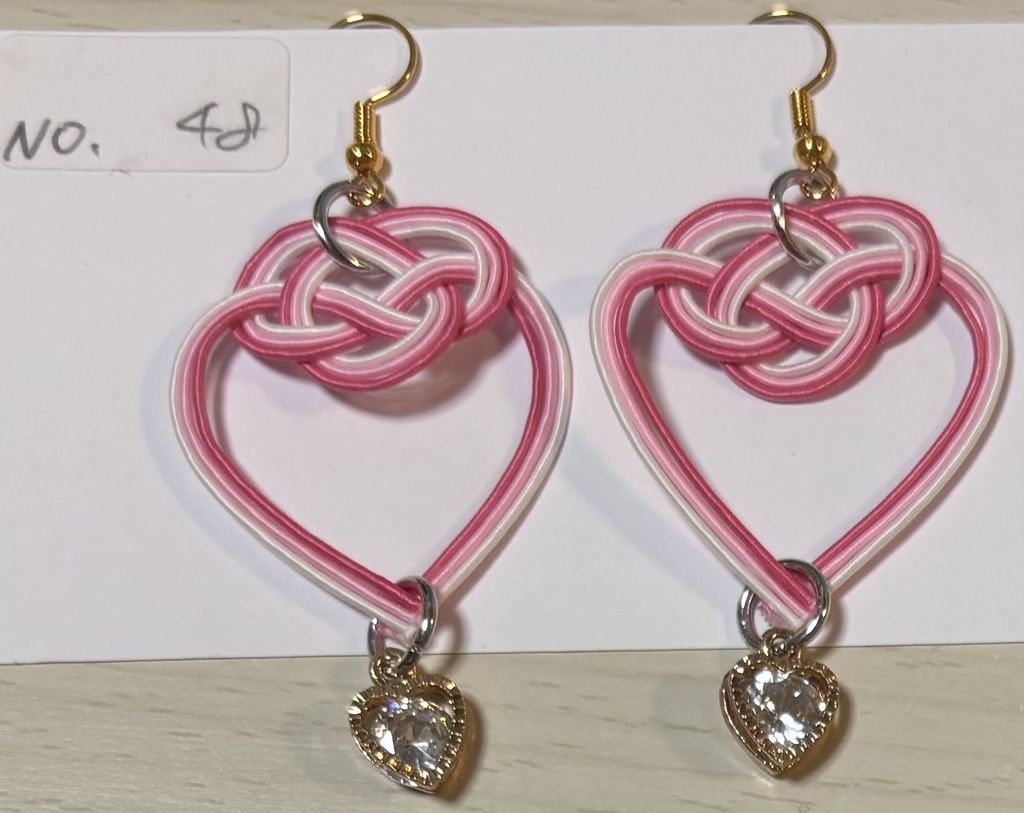No,46~No,48 水引き♡短めピアス