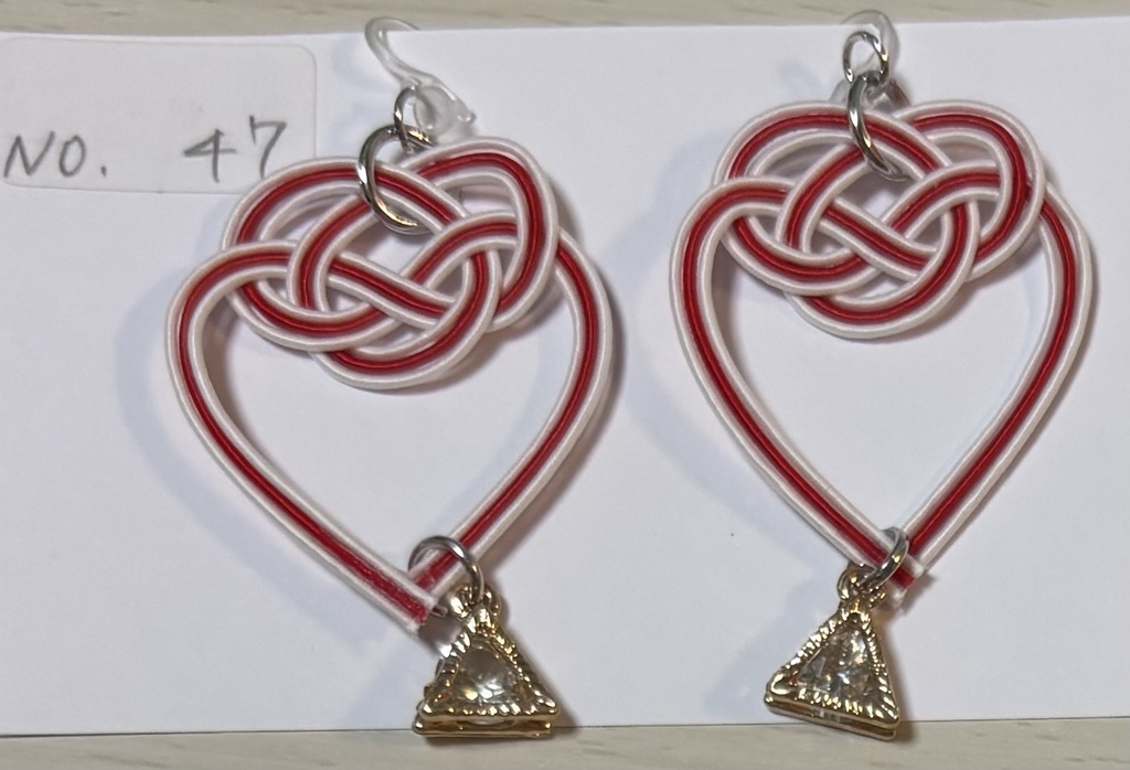 No,46~No,48 水引き♡短めピアス