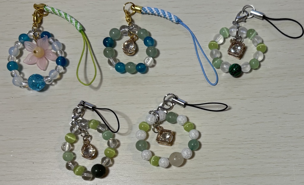 No,53~No,57 天然石根付(チャーム)