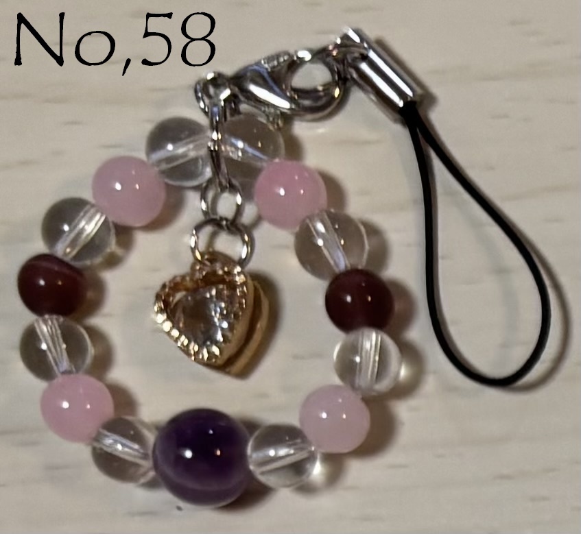 No,58~No,62 天然石根付(チャーム)