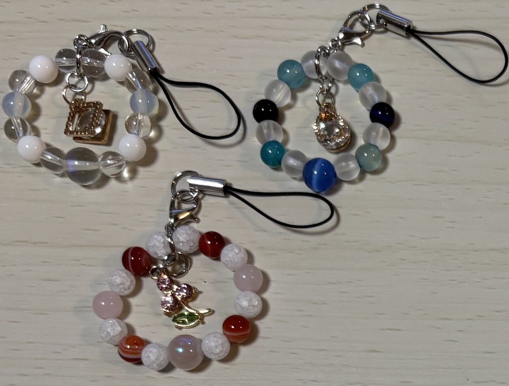 No,63~No,65 天然石根付(チャーム)