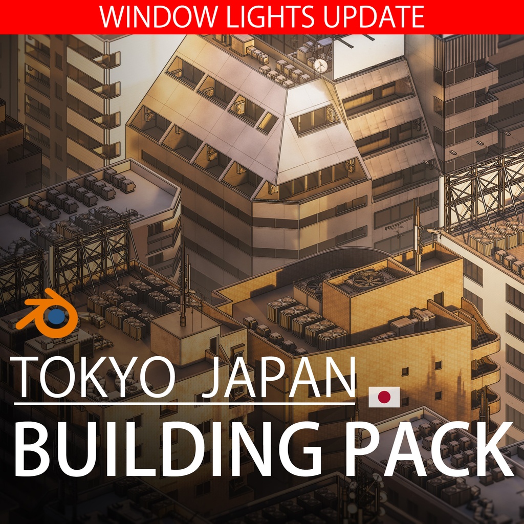 TOKYO JAPAN | Building Pack (Blender)