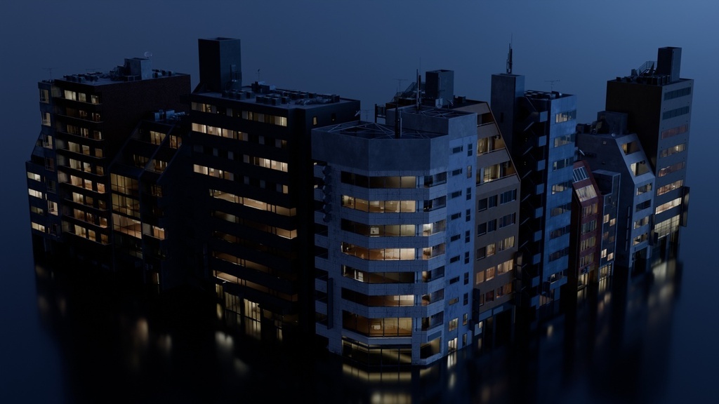 Tokyo Japan | Building Pack 2 (Blender)