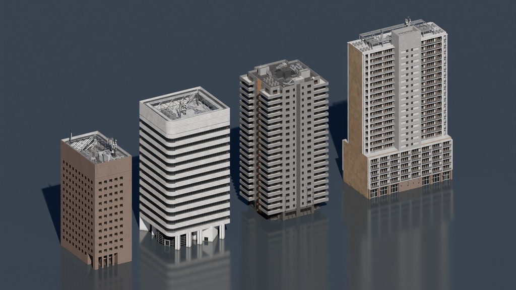 Tokyo Japan | Building Pack 2 (Blender)