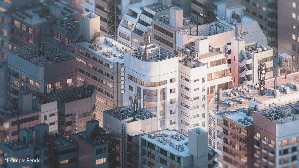 Tokyo Japan | Building Pack 2 (Blender)