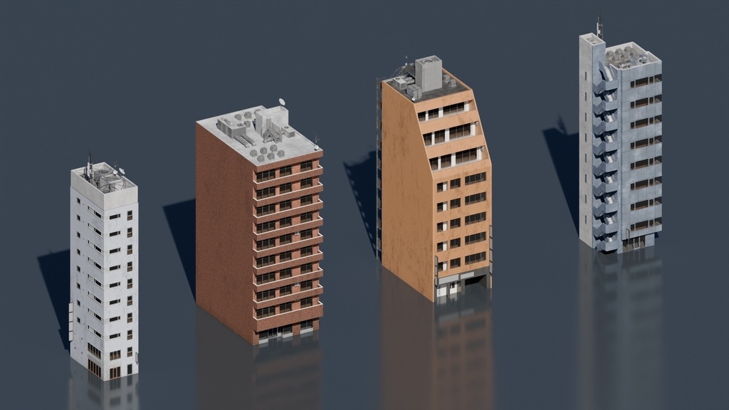 Tokyo Japan | Building Pack 2 (Blender)