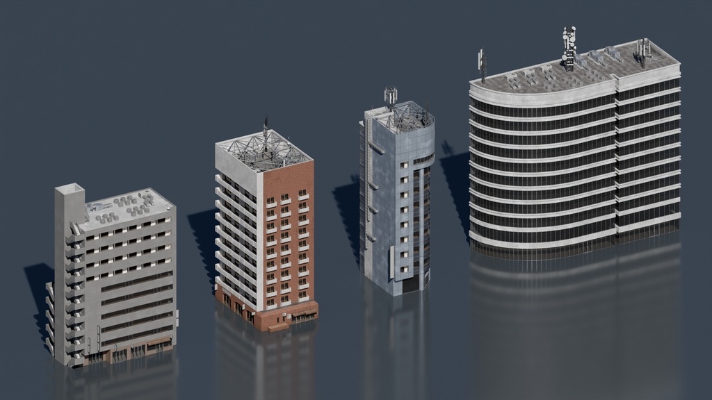 Tokyo Japan | Building Pack 2 (Blender)