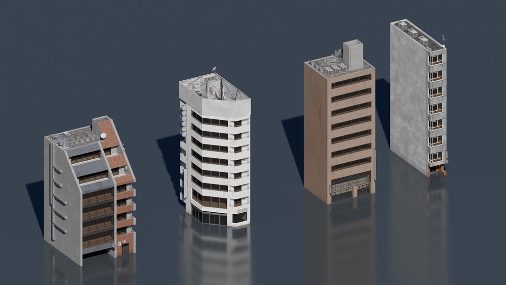 Tokyo Japan | Building Pack 2 (Blender)