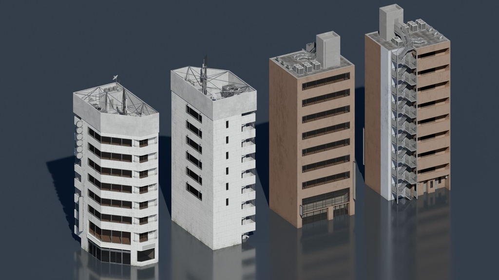 Tokyo Japan | Building Pack 2 (Blender)