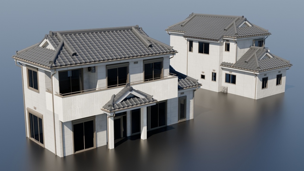Japan Residential | Building Pack (Blender)