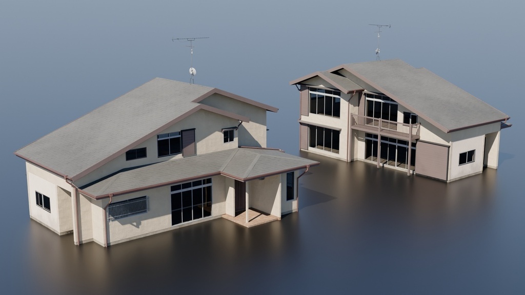 Japan Residential | Building Pack (Blender)
