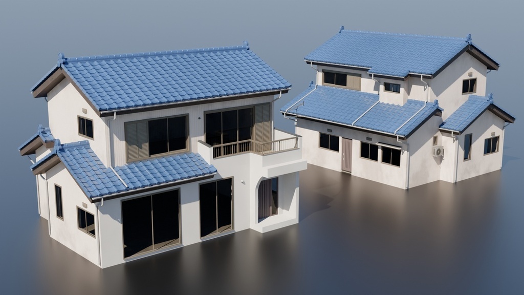 Japan Residential | Building Pack (Blender)