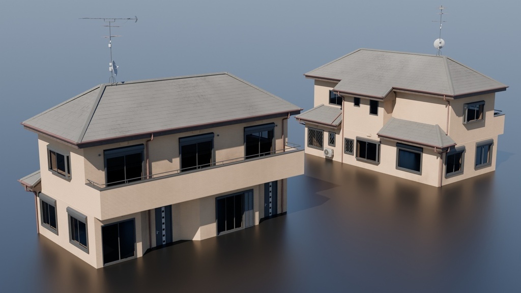 Japan Residential | Building Pack (Blender)