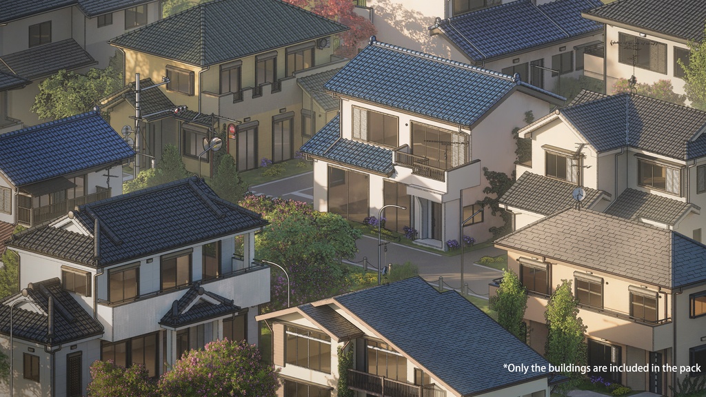 Japan Residential | Building Pack (Blender)