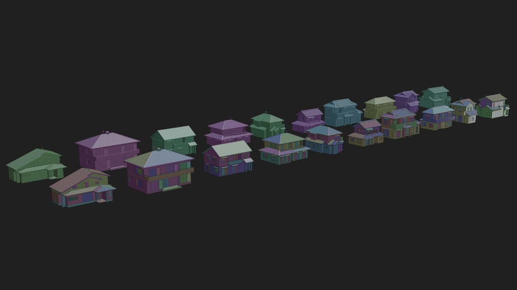 Japan Residential | Building Pack (Blender)