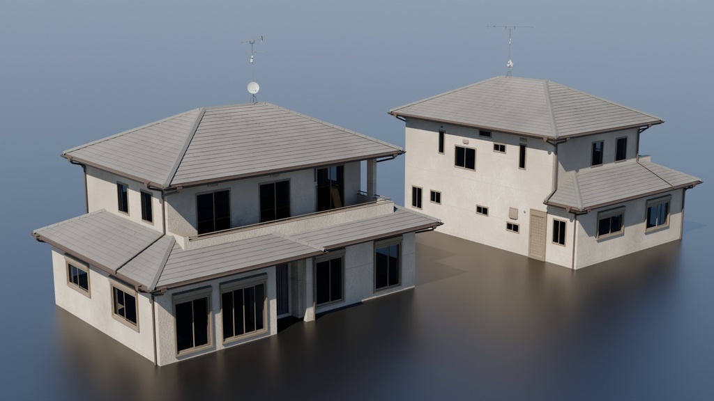 Japan Residential | Building Pack (Blender)