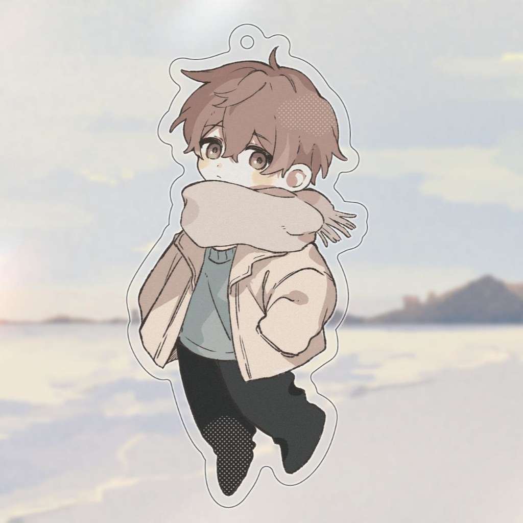 冬のはなしアクキー コートver.