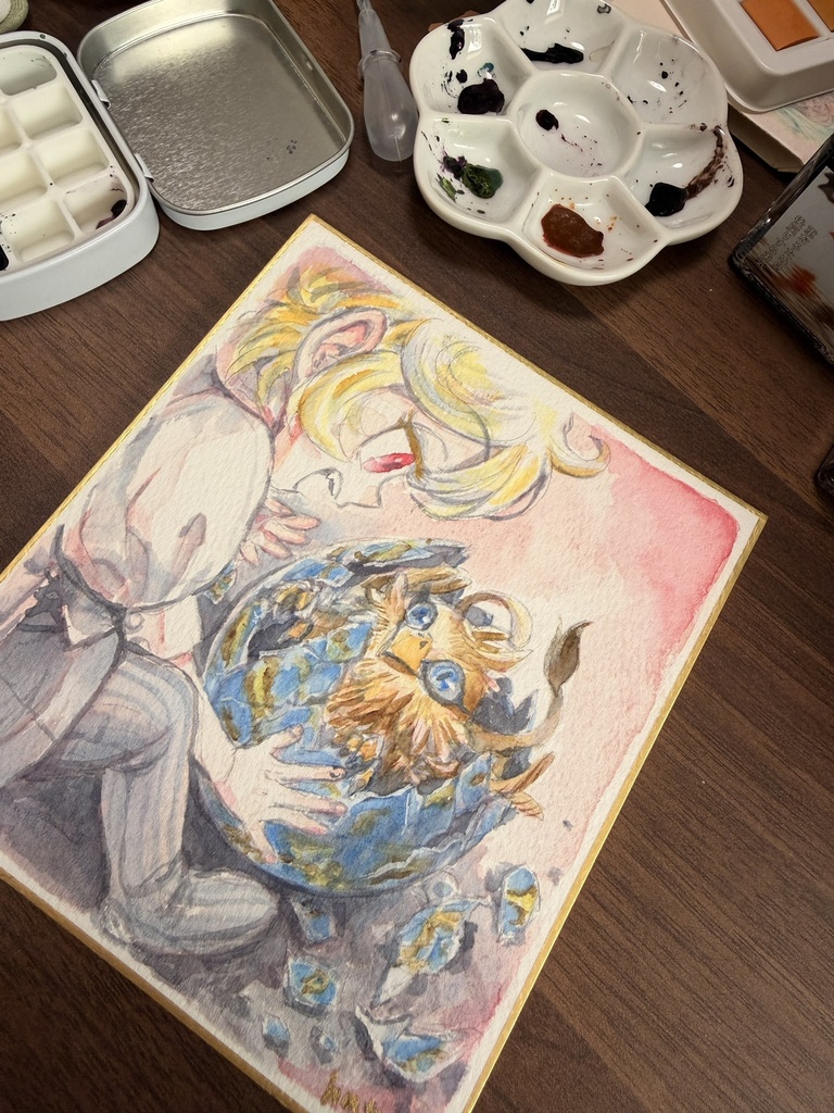 越境企画 公式NPCアナログ色紙