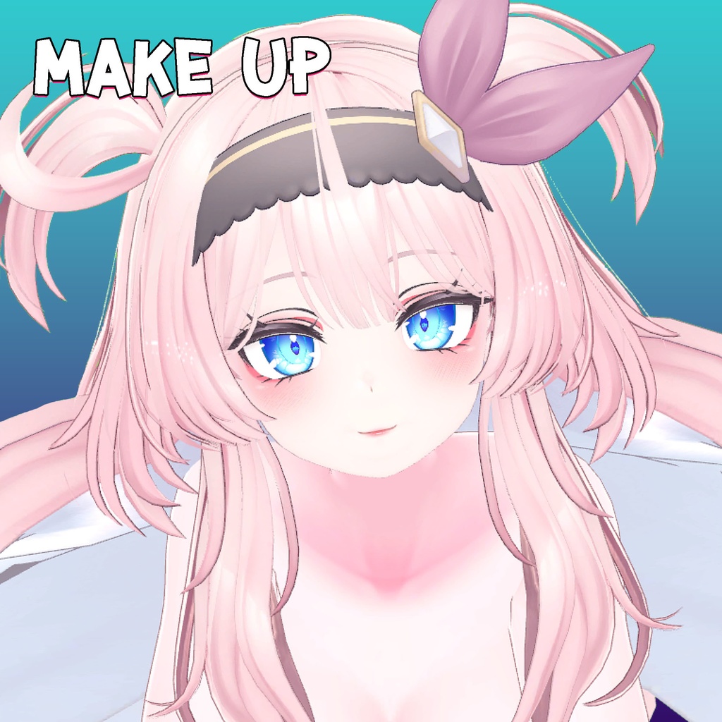 「セレスティア向け」肌テクスチャ、メークアップ