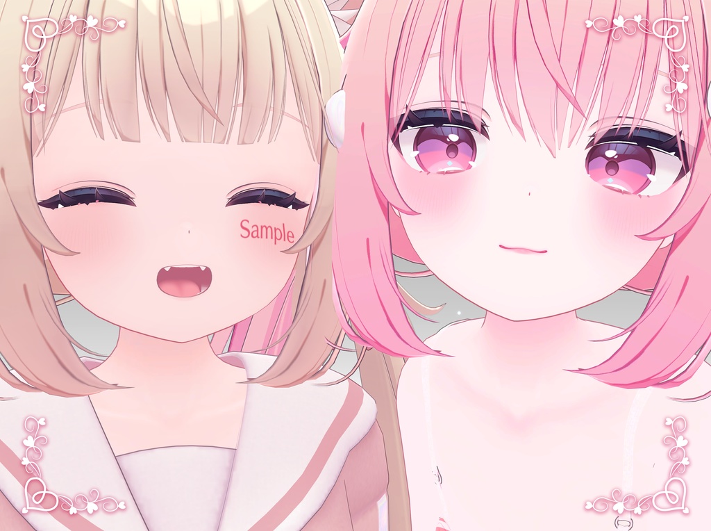 シフォン向け」肌テクスチャ「Chiffon Body Texture 」