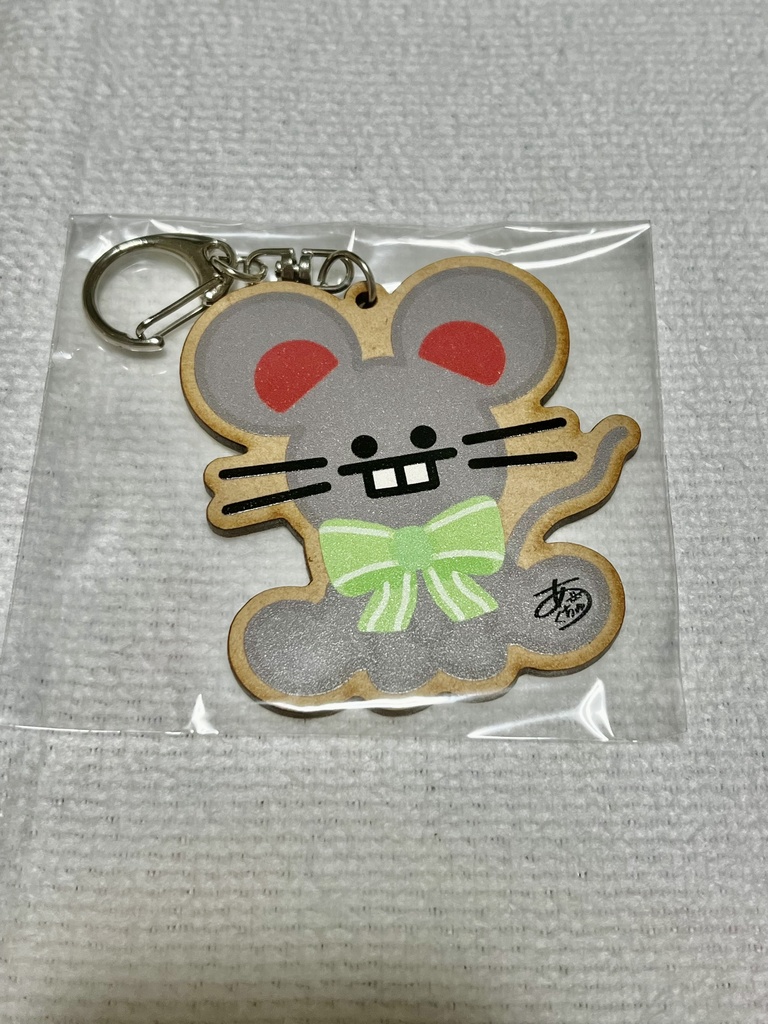 ちゅたろ　でか！木製キーホルダー