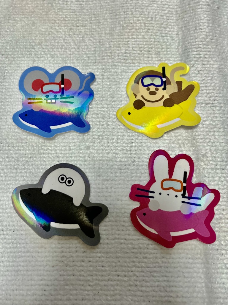 お魚フレンズ。🐟ステッカー