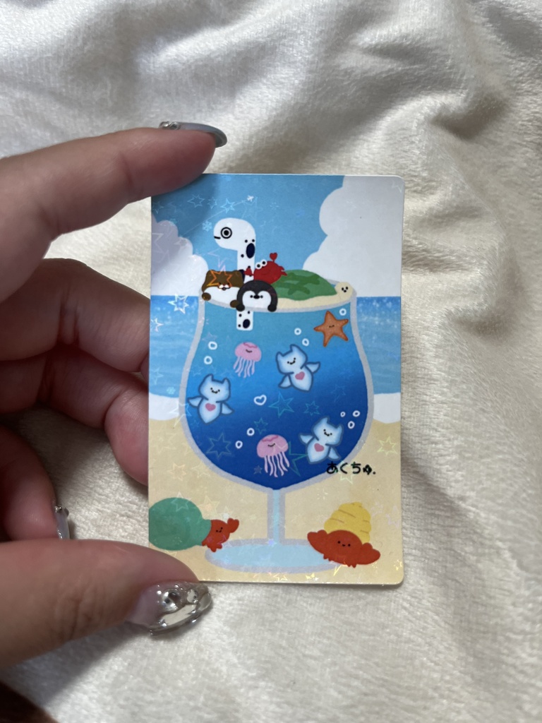 ひんやりうみのいきもの展　ステッカー