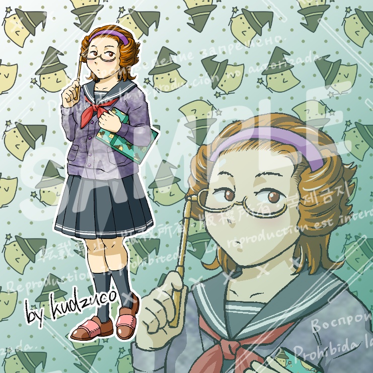 TRPG用フリー立ち絵 女性高校生