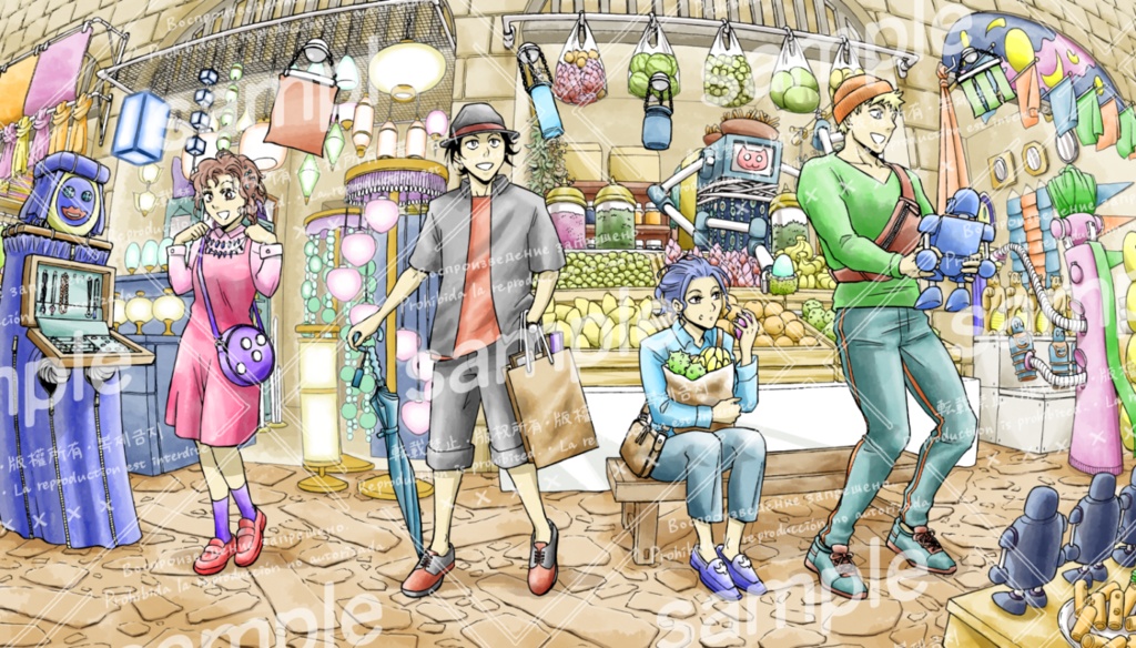 【ToolRPG】PC用壁紙バザール編(オリジナル漫画グッズ)