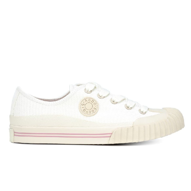 レトロなファッションストライプキャンバスシューズ