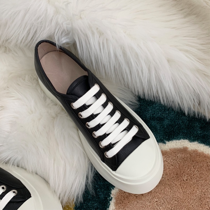 キャンバスプラットフォームシューズ