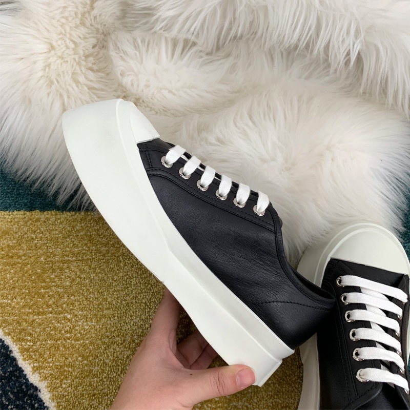 キャンバスプラットフォームシューズ