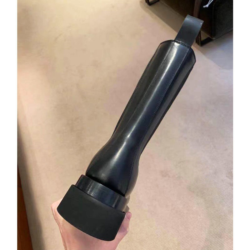 レディースプラットフォームミッドブーツ