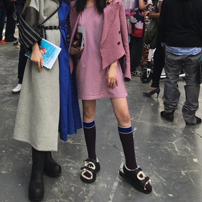 レディースウールフラットシューズ