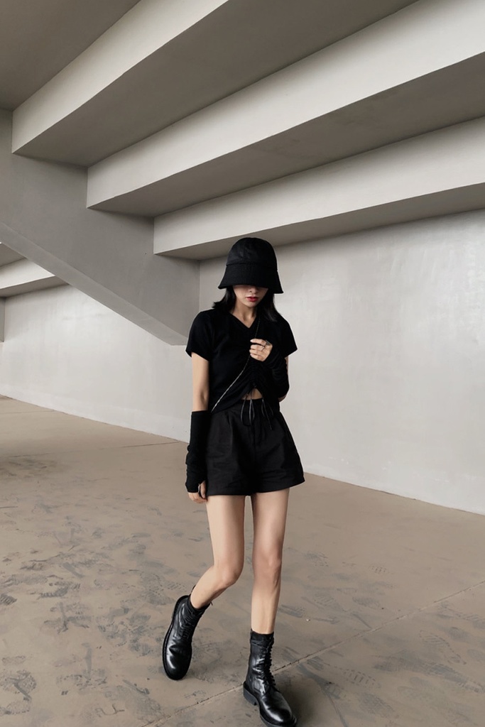 ブラックウィメンズマーティンブーツレースアップブーツ